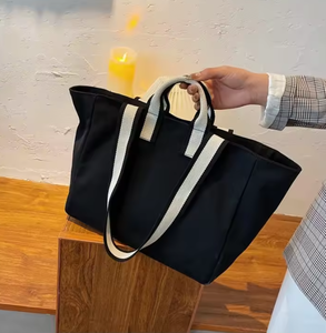 Sac en toile réutilisable, sac fourre-tout en toile de coton personnalisé avec logo, sac bandoulière de haute qualité - Product Image 5