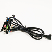Panel Frontal USB 3,0 para PC, placa de expansión de ordenador con puerto de Audio USB3.0, entrada de micrófono