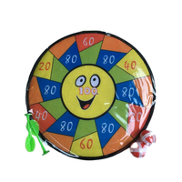 Personnaliser le paquet de sac de jeu OPP sûr de sport d'usine 2 fléchettes deux boules Velcro jeu de fléchettes en tissu pour enfants