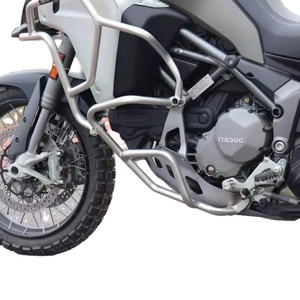 Barra Protectora Anticaídas para <span class=keywords><strong>Ducati</strong></span> <span class=keywords><strong>Multistrada</strong></span> MTS950S/MTS 1260 Enduro, PB-DX003, Acero Inoxidable, Protección Superior Delantera, Repuesto - Product Image 1