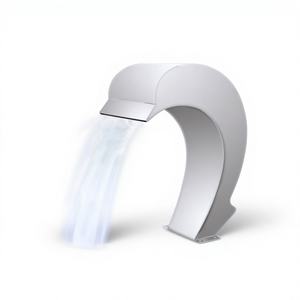 Fuente de Agua Decorativa de Acero Inoxidable 304 de Alta Calidad con Iluminación LED, Resistente a la Corrosión, para Jardín - Product Image 1