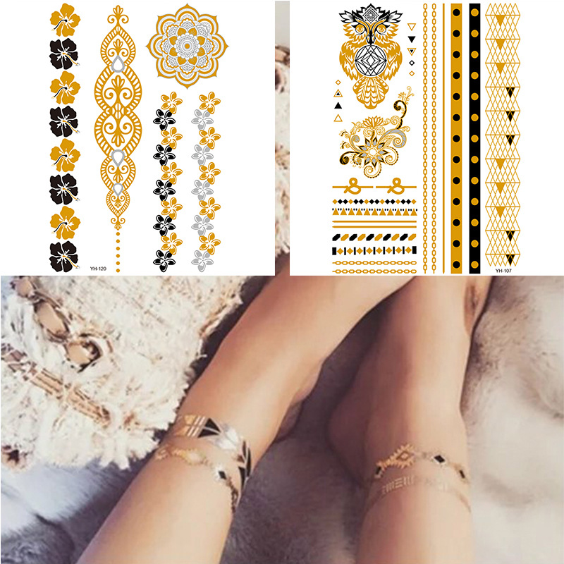 Оптовая продажа, водонепроницаемый, безопасный, длительный срок службы, 15 дней, миниатюрный размер, Реалистичная Временная Наклейка на тело с соком и чернилами, Полуперманентная татуировка