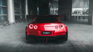 ชุดแต่งคาร์บอนไฟเบอร์สไตล์หุ่นยนต์สำหรับ Nissan GTR พร้อมกันชน สเกิร์ตข้าง ซุ้มล้อ ฝากระโปรง สปอยเลอร์ สำหรับอัพเกรด GTR - Product Image 5