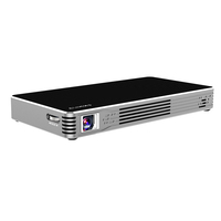 Mini projecteur laser à courte focale 4K Android Wifi 100 Ansi, format compact, intelligent, interactif, pour extérieur, intérieur, bureau, lumière du jour