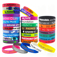 Pulseras de Goma Personalizadas con Logotipo o Mensaje, Pulseras de Silicona Personalizadas y Brazaletes de Goma con Logotipo
