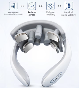 Masseur cervical intelligent CYANMED OEM ODM à alimentation USB avec acupression, tapotement, pétrissage, chauffage et vibration pour la colonne cervicale et le cou - Product Image 1