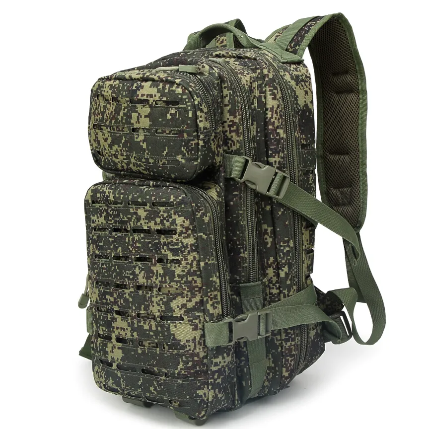 Zaino tattico camo tagliato al Laser Chenghao per zaino da giorno per studenti campeggio all'aperto escursionismo equitazione molle bag