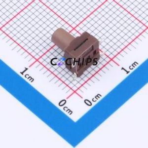 TSX06311-085D332DH-R0500 Tactile Switch SMD-4P,6.1x6.1mm Switch Single Pole Single Throw Round Button 1.8N 6.1mm - Product Image 2