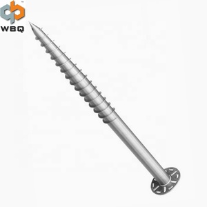 Anneaux hélicoïdaux Q345, à vis de sol galvanisé, 2 pièces - Product Image 4