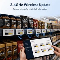 Étiquette de rayon électronique de 1,3 pouce, étiquette de prix numérique ESL, affichage E-ink Epaper, quatre couleurs, pour supermarché, commerce de détail