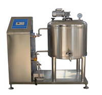 Système de production de lait pasteurisé Mini usine 100l Stérilisateur de lait frais Pasteurisateur 120l et machine de refroidissement