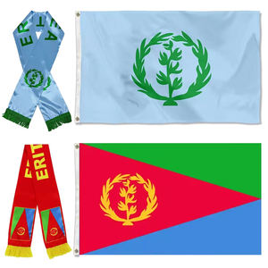 وشاح علم إريتيريا, منتج ترويجي من البوليستر 100% ، مزدوج الجوانب ، طباعة رقمية ، مخصص ، إريتيريا ، علم ، وشاح - Product Image 2