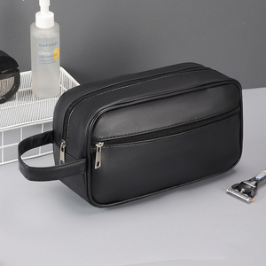 <span class=keywords><strong>Pochette</strong></span> Cosmétique Portable en <span class=keywords><strong>Cuir</strong></span> PU Durable, Vente en Gros, Pas Cher, Trousse de Toilette de Voyage Tendance <span class=keywords><strong>pour</strong></span> Hommes et Sacs de Maquillage <span class=keywords><strong>pour</strong></span> Femmes, Logo Personnalisé - Product Image 3