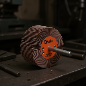 Ttake Abrasive Flap <b>Wheel</b> 40x20 Mm 6 Mm Shaft 180 Grit For <b>Grinding</b> - Product Image 3