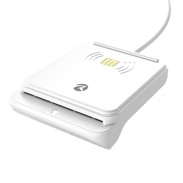 ZOWEETEK USB Smart Card Reader Contactless RFID NFC Contact ATM CAC ID IC SIM SIS Credit Card Reader Writer