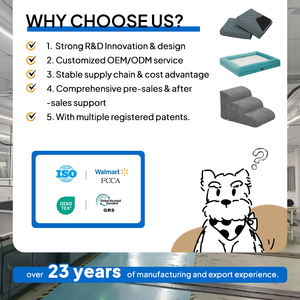 Kerstmis Orthopedisch Hondenkussen XL Grote Honden Wintergebruik Waterafstotend Afneembare Hoes Geruit Patroon Rechthoekig Aangepaste Kleur - Product Image 6