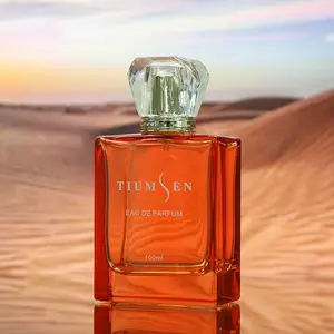 Kemasan Mewah Kelas Atas Ukuran Saku Kabut Kaca Semprot Datar Arab Saudi 50Ml 100Ml Botol Parfum Kosong