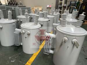 25kva、37.5kva単相柱上配電変圧器、50kva、250kva、100kva、150kva電力変圧器を製造 - Product Image 6