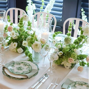 Boule de fleurs artificielles en soie rose HK-FB026 pour centre de table de mariage, toile de fond de mariage, boule de fleurs pour événements - Product Image 4