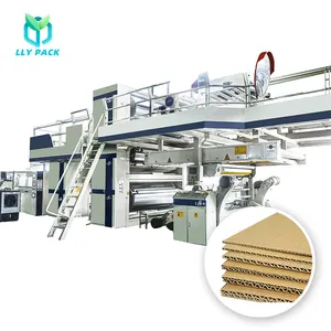 LLY PACK Corrugated Corrugated Paper Board Production Line Duplex Cardboard Plant