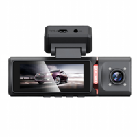 Caméra embarquée 3 canaux (avant, intérieur, arrière) 1080P avec WiFi, GPS, vision nocturne, caméra de recul AHD et capteur G pour flotte de taxis Uber
