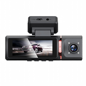 กล้องติดรถยนต์ 3 ช่องทาง บันทึกภาพหน้า-ในรถ-หลังรถ ความละเอียด 1080P พร้อม WiFi GPS ระบบมองเห็นในเวลากลางคืน กล้องมองหลังแบบ AHD พร้อม G-Sensor สำหรับรถ Uber และรถแท็กซี่ - Product Image 3