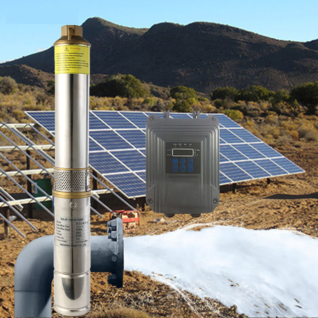 48v Dc Solar Power Submersible Deep Well Water Pump Irrigation Water Solar Pump