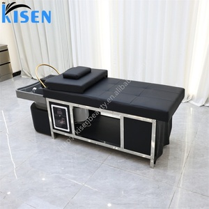 Combo de Cama de Masaje y Lavacabezas Kisen con Tazón para Spa Capilar - Equipo de Salón de Grado Comercial para Barbería y Centro de Spa - Product Image 3