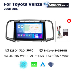 วิทยุติดรถยนต์ MEKEDE ระบบ Android 12 หน้าจอ <span class=keywords><strong>9</strong></span> นิ้ว พร้อมกล้อง 360 องศา สำหรับรถยนต์ Toyota Venza ปี 2008-2016 พร้อมบลูทูธและพัดลมระบายความร้อน - Product Image 3