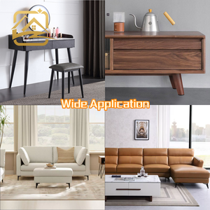 Modern T-Shape Metal Furniture <b>Legs</b> Black Gold Silver Table <b>Support</b> Heavy Duty Home Office Use - Product Image 4