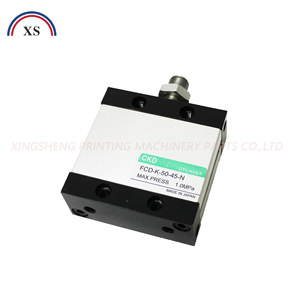 Cilindro plano Ckd Fcd-K-50-45-N con cuerpo de aluminio neumático para rodillo de agua de prensa de impresión - Product Image 5