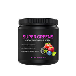 OEM <span class=keywords><strong>Organic</strong></span> <span class=keywords><strong>Super</strong></span> Greens Boisson en poudre Complément alimentaire avec probiotiques et fibres enzymes Complément alimentaire en fibres - Product Image 5
