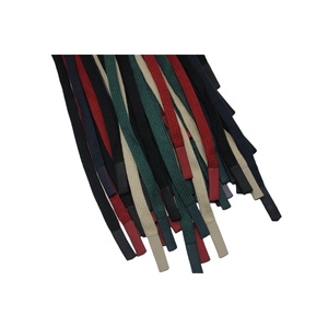 Bán Buôn Tái Chế Đầy Màu Sắc 1Cm Polyester Phẳng Cao Su Mẹo Silicone Dây Kéo Chuỗi Cho Quần Hàng May Mặc - Product Image 1