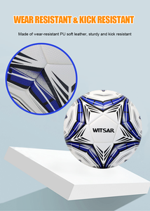 Partita di <span class=keywords><strong>calcio</strong></span> professionale, progettata da un designer, semplice <span class=keywords><strong>schema</strong></span> di colori blu e bianco è più accattivante - Product Image 4