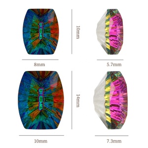 המילניום זכוכית קריסטל באיכות גבוהה rhinestone 3D צבע 13 צבע 12 פנים מוחמא 12 צבעים עבור אמנות ציפורניים רופפים - Product Image 4