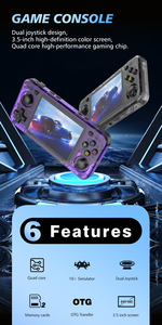 R36h Retro Cầm Tay Trò Chơi Giao Diện Điều Khiển Linux Hệ Thống 3D <span class=keywords><strong>Analog</strong></span> Phím Điều Khiển 3.5 Inch IPS Màn Hình R35s Cộng Với Túi Xách Tay Video Máy Nghe Nhạc - Product Image 3