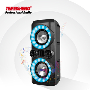 Loa Trầm Kép 6.5 Inch Có Đèn Led Hộp Âm Thanh <span class=keywords><strong>Dj</strong></span> Loa Karaoke Không Dây Loa Sạc Di Động Ngoài Trời - Product Image 2