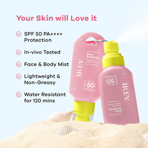 Spray <span class=keywords><strong>solaire</strong></span> OEM SPF 50, spray <span class=keywords><strong>solaire</strong></span> minéral à l'oxyde de zinc, protection UVA/UVB à large spectre, léger et résistant à l'eau - Product Image 3