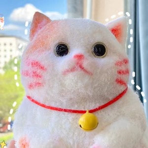 Jouet chat moelleux en TPR, jouet sensoriel anti-stress pour enfants et adultes, cadeau de Noël - Product Image 4