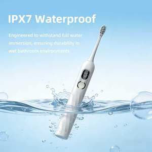 <span class=keywords><strong>Brosse</strong></span> à dents électrique sonique pour adultes, rechargeable par USB DC, 3 modes, étanche IPX7 - Product Image 4