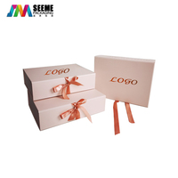 Coffret personnalisé pour conception de logo de luxe, boîte-cadeau pour ruban magnétique, emballage de cheveux pour perruque cosmétique