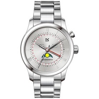 Montre de luxe à quartz avec logo personnalisé pour hommes, marque japonaise avec phase de lune, vente en gros,
