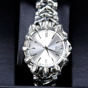 <span class=keywords><strong>Reloj</strong></span> de Acero Inoxidable Personalizado <span class=keywords><strong>para</strong></span> Hombre, Estética Oscura, Estilo Atrevido, Moda Subterránea, Moda Metálica, <span class=keywords><strong>Reloj</strong></span> de Alta Gama - Product Image 1