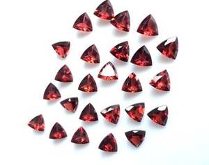 12มิลลิเมตรล้านล้านตัดจากธรรมชาติโกเมนสีแดงโกเมนขายส่งราคาโรงงานที่มีคุณภาพสูงเพชรพลอยหลวมเหลี่ยมเพชรพลอยต่อคู่กะรัต - Product Image 5