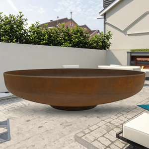 कस्टम आधुनिक पोर्टेबल स्टेनलेस स्टील धूम्रपान रहित बीबीसी ग्रिल आउटडोर स्टील फायर पिट - Product Image 6