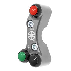 Interruptor de manillar derecho para Kawasaki Ninja H2/R (orificios desalineados) (titanio) - Product Image 4