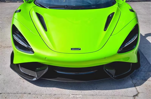 Actualización para McLaren <span class=keywords><strong>720S</strong></span> con kit de cuerpo de parachoques delantero de fibra de carbono completo estilo 765LT que incluye clips - Product Image 4