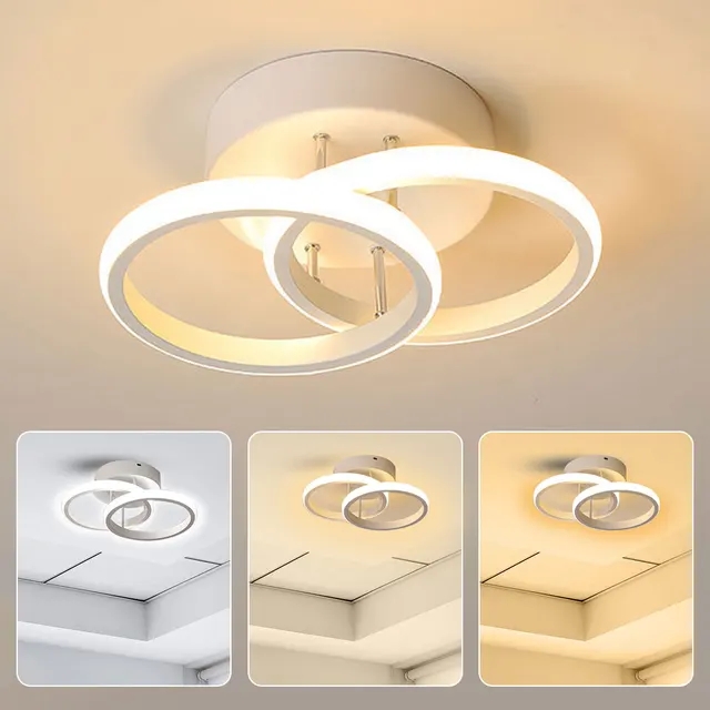 Style 6:  3-Color Light Dimmable with White Body