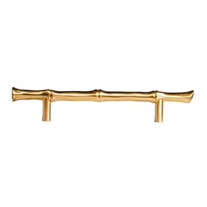 Yeni tasarım katı pirinç çağdaş mobilya kolu altın t-bar kapı çekme Dresser kolları dolap ve çekmece için - Product Image 1