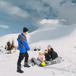 Children/Adults <b>Inflatable</b> Sledding, Double <b>Large</b> <b>Inflatable</b> Snow Tube Ideal for Winter Sledding and Family Activities - Product Image 3